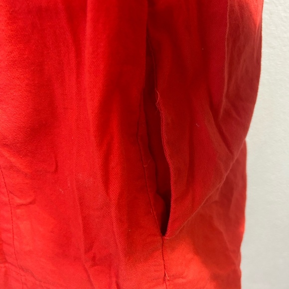 Free People Fleur Du Jour Red Embroidered Mini Dress size xs - Picture 9 of 11